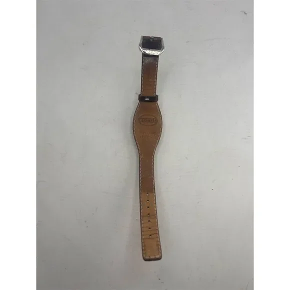 Fossil Women's Square Analog Watch Brown Leather Band Classic Style - Picture 7 of 7